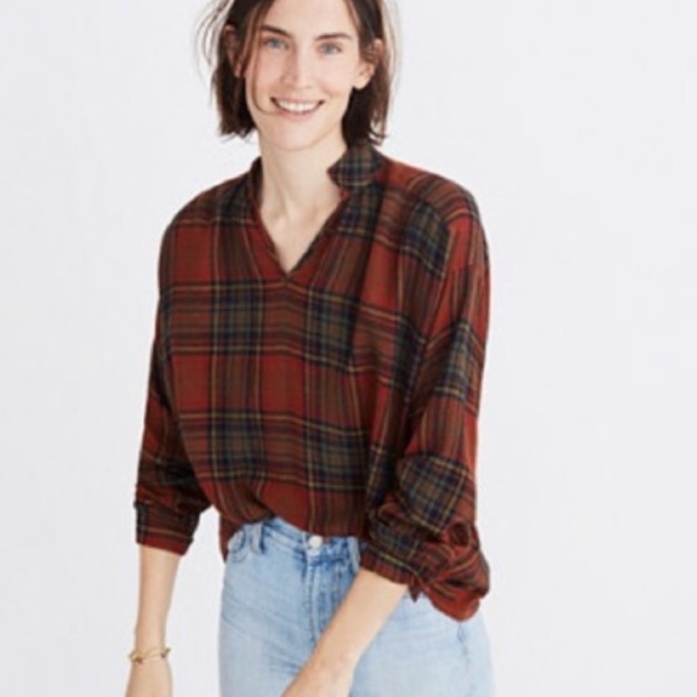 Highroad Popover Shirt in Brentford plaid